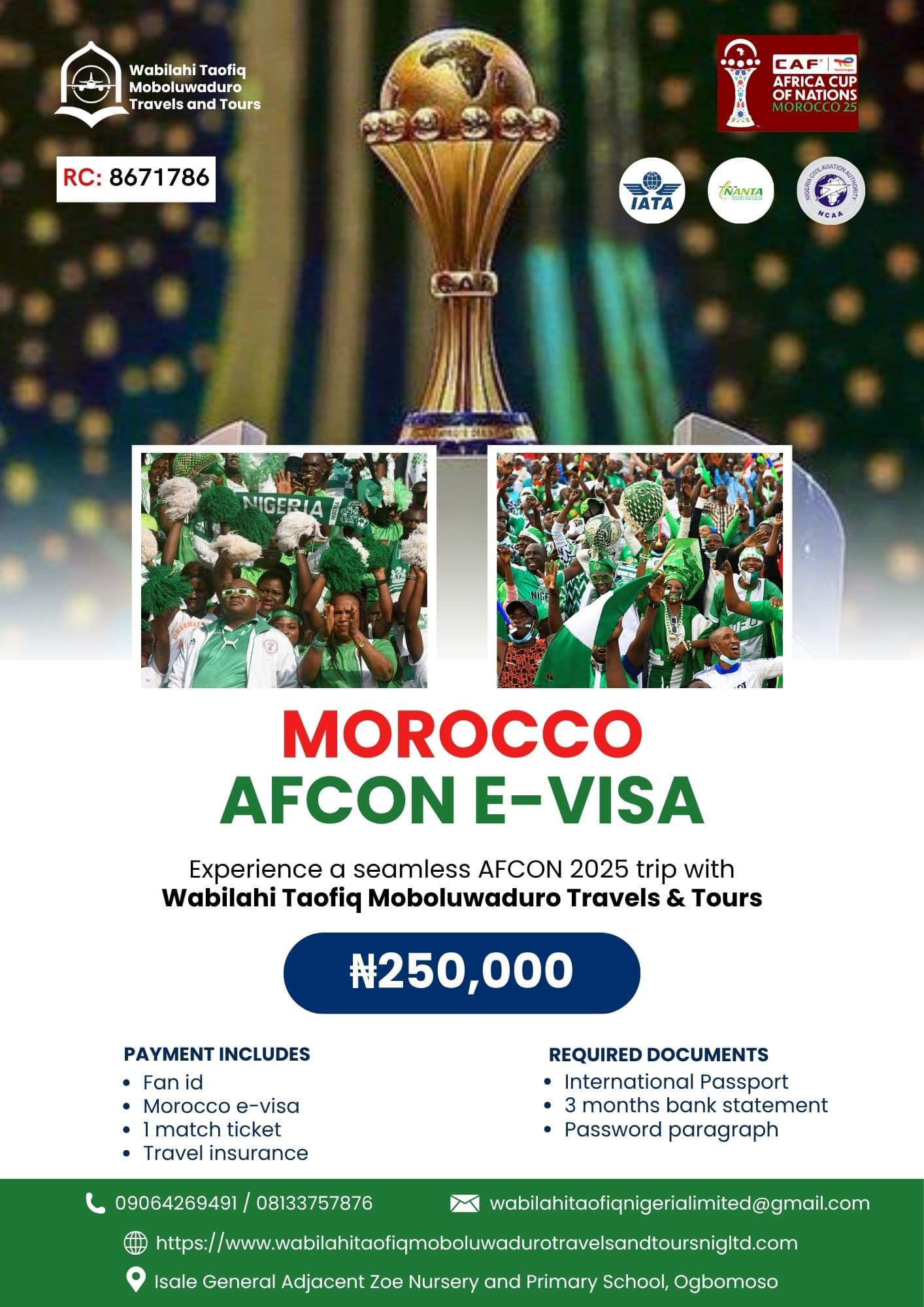 AFCON 2025 Flyer